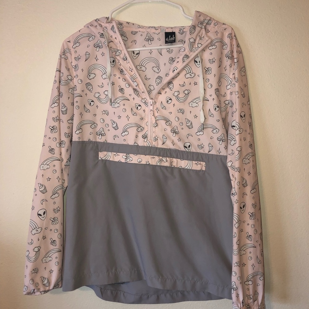 Psychedelic windbreaker